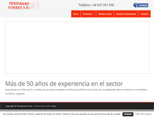 Tablet Screenshot of persianastorres.com